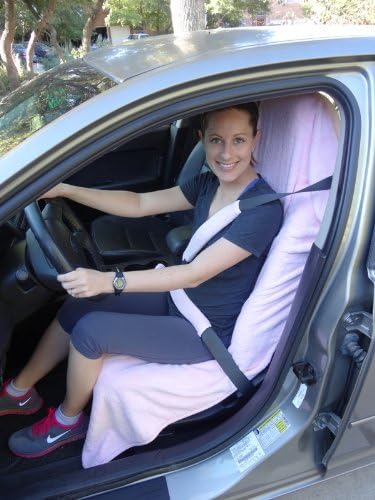 IGOActive Universal Fit Front NeatSeat Comfort Clean Car Seat Protector Cover - Microfiber (Pink)
