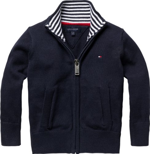 Tommy Hilfiger Jungen STEFF SOLID MINI CARDIGAN L/S BJ57104994, Gr. 80 (MIDNIGHT 403) Preisvergleich