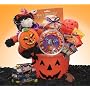 Jack O Treats Halloween Candy & Toy Gift Basket
