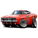 Dukes of Hazzard General Lee 1969 Dodge Charger car HUGE 48