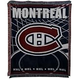 Montreal Canadiens NHL 48" X 60" Triple Woven Jacquard Throw Blanket
