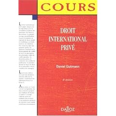 Droit international priv�