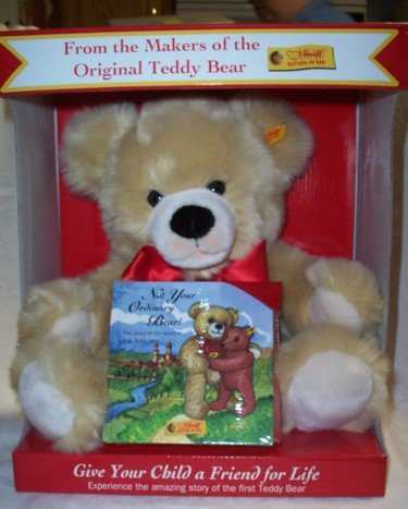 51V1m4hUYrL Steiff Teddy Bear with the book Not Your Ordinary Bear the story of the worlds first Teddy Bear