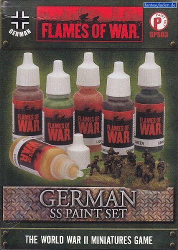 Flames Of War German Ss Paint Set