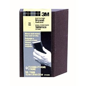 3M CP-042NA Drywall Sanding Sponge, 4.875 in x 2.875 in x 1 in by 3M