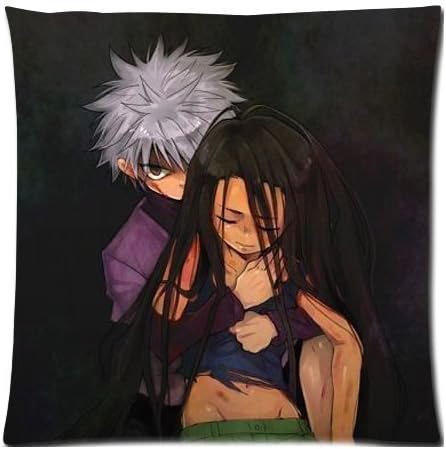 Hunter X Hunter Gon Freecss Killua Zoldyck SKCASE Pillow Cases 18 inch by Rainy man Pillow Case Cover (Two sides)