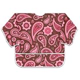Bumkins Waterproof Art Smock - Raspberry Paisley