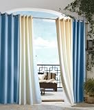 Outdoor decor Gazebo Indoor Outdoor Window Panels, 50 by 96, Blue