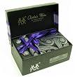 100% Silk Woven Paisley pattern Neck Tie Cufflink Handkerchief Gift Set Black with White Hanky Necktie Cuff link with Gift Box.