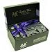100% Silk Woven Paisley pattern Neck Tie Cufflink Handkerchief Gift Set Black with White Hanky Necktie Cuff link with Gift Box.