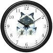 Birman Cat Mom and Kittens Cat - JP - Wall Clock by WatchBuddy Timepieces (Black Frame)