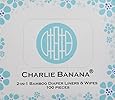 Charlie Banana 2-in-1 Diaper Liners and Wipes, Natural