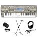 Musical Instruments : Casio WK3800AD 76 Key Electronic Keyboard with Premium Accessories Package