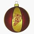 Connecticut Huskies - UConn 3.5" Collegiate Glass Basketball Holiday Ornament - NCAA College Athleti