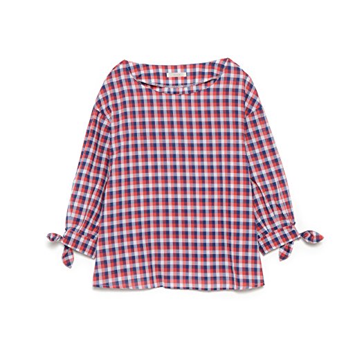 (テチチ) Te chichi 　ローン3色ギンガムチェックブラウス