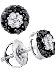 0.33CT-DIA BLACK DIAMOND FASHION EARRING