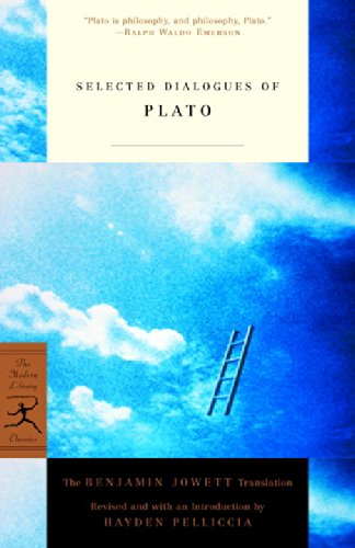 selected dialogues of plato the benjamin jowett translation modern library classics