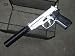 Sporting Goods : Model 228 Pistol with Silencer - Heavy Silver Airsoft Guns