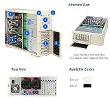 SUPERMICRO SC743T-645 e.ATX Beige Tower 4U RM Chassis 645W EPS12V 8 SATA System Cabinet