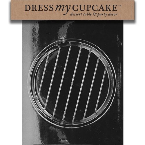 Dress My Cupcake DMCD301A Chocolate Candy Mold, 7-1/2-Inch Round Pour Box
