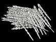 Club Pack of 36 Shiny Silver Splendor Shatterproof Icicle Christmas Ornaments 5"