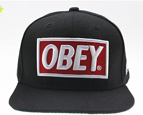 Dasot Mens Casual Canvas Leopard Flat Visor Street Dancing Hat Baseball Cap Black