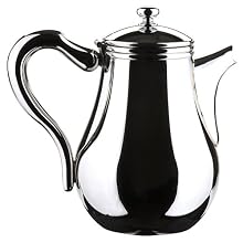 MIU France Stainless Steel Coffee Serving Pot, Silver, 1.5-Qt.
