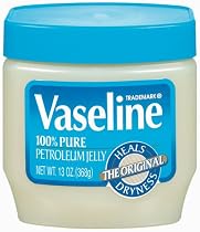 Vaseline 100% Pure Petroleum Jelly, 13-Ounce Jars (Pack of 3)