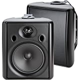 SPECO TECHNOLOGIES SP-5AWD/B 5 1/4 80 Watts Outdoor Weatherproof Speakers