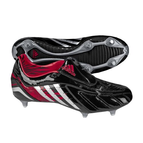 Adidas Predator Absolado PS SG Studded Football Boots (Black/Silver UK 9.5)