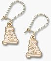 Alabama 14K Gold Dangle Earrings