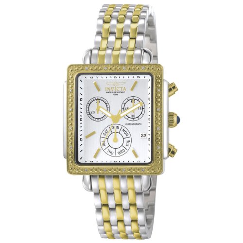 Invicta II Chronograph Diamond Square Ladies Watch 5374