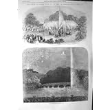 1856 NEPTUNE FOUNTAIN JORDAN POOL EARL STAMFORD ENVILLE