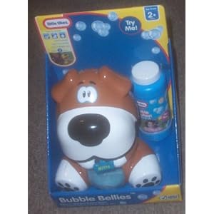 Little Tikes Bubble Bellies Brown Dog Bubble Blower