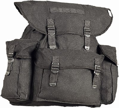 BW-Rucksack schwarz