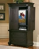 Home Elegance Sophisticated Classic Armoire Ebony finish 1376-7