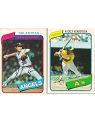 Sports: 1980 Topps Baseball Complete Set Henderson Rookie