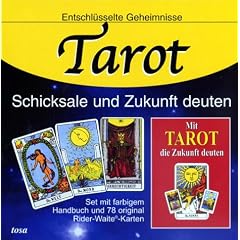 Tarot, Schicksale und Zukunft deuten, Handbuch u. Rider/Waite-Tarotkarten