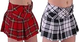 EyeCatchClothing - Sheena Fashion Minirock Mini Rock mit Schottenmuster