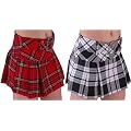EyeCatchClothing - Sheena Fashion Minirock Mini Rock mit Schottenmuster