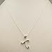 Sterling Silver Monogram Letter K Necklace