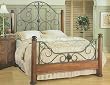 Leland King Rust Complete Bed