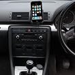 ULTIMATEADDONS Swivel Air Vent Car Kit Mount for Apple iPhone 4 / 4G + Free Car charger with 1.8 metre retractable cable
