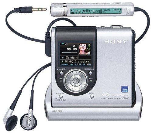 SONY Hi-MD�E�H�[�N�}�� USB�L�^�E�Đ��Ή� �V���o�[ [MZ-DH10PS]