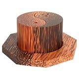Handmade Coconut And Palm Wood Yin Yang Salt and Pepper Shaker Set (Thailand)
