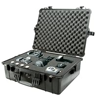 Pelican 1600 Case w/Foam (Black )