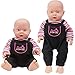 Rifi High Simulation Baby Doll's Clothes Denim Pants Red Stripes 14 to 16 inches Dolls