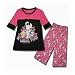 PEANUTS Snoopy "No Cameras Please" 2 piece capri set for junior girls