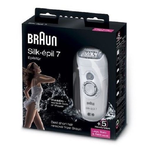 Braun Silk-epil 7681 Wet & Dry Epilator, Silver 1 ea by AB