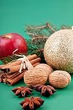 Wallmonkeys WM136018 Festive Christmas Decoration with Cinnamon Peel and Stick Wall Decals (60 in H x 40 in W)